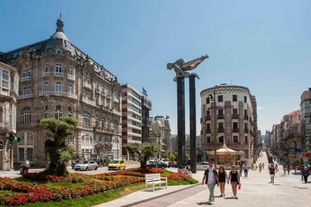Apartmán Vivienda Proxima A La Puerta Del Sol Vigo Exteriér fotografie